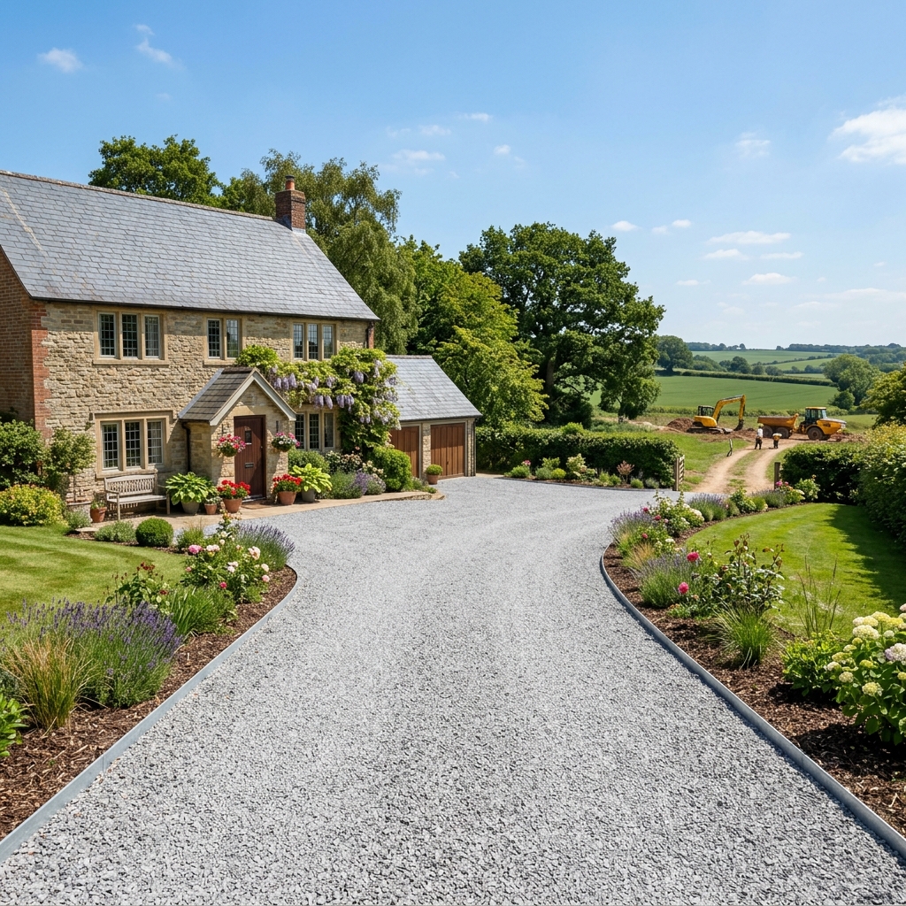 Gravel Driveway Grading and Heavy Equipment Work